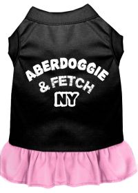 Aberdoggie NY Screen Print Dog Dress