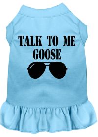 Talk to me Goose Screen Print Dog Dress