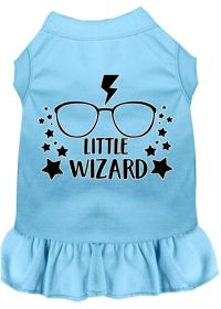 Little Wizard Screen Print Dog Dress