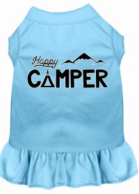 Happy Camper Screen Print Dog Dress