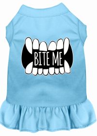 Bite Me Screen Print Dog Dress