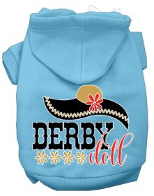 Derby Doll Screen Print Dog Hoodie