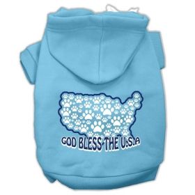 God Bless USA Screen Print Pet Hoodies