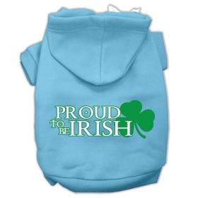 Proud to be Irish Screen Print Pet Hoodies