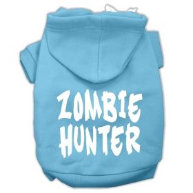 Zombie Hunter Screen Print Pet Hoodies