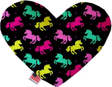 Confetti Unicorns (Option: 6 inch Heart Dog Toy)