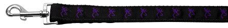 Purple Deer Nylon Dog Leash (Option: 3/8 inch wide 6ft Long)