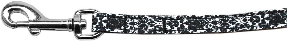 Fancy (Option: Black and White Nylon Ribbon Pet Leash 3/8 inch wide 6Ft Lsh)