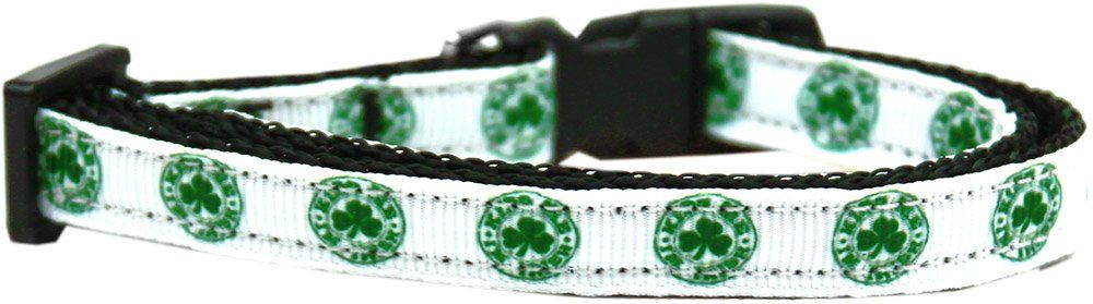 Kiss Me (Option: I'm Irish Nylon Ribbon Cat Safety Collar)