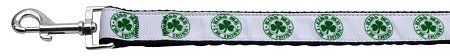 Kiss Me (Option: I'm Irish Nylon Ribbon Dog Collars1 wide 6ft Leash)