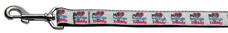 My Heart Belongs to Daddy Nylon Dog Leash (Option: 5/8 inch wide 4ft Long)