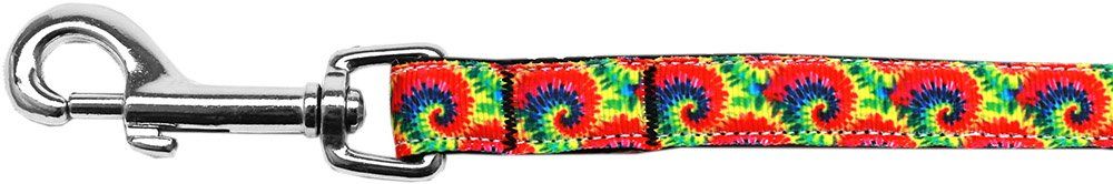 Tie Dye Nylon Ribbon Pet Leash (Option: 5/8 inch wide 6Ft Lsh)