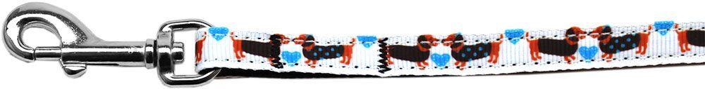 Doxie Love Nylon Ribbon Pet Leash (Option: 3/8 inch wide 6Ft Lsh)
