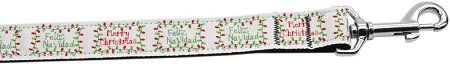 Feliz Navidad Nylon Dog Leashes (Option: 6 Foot Leash)