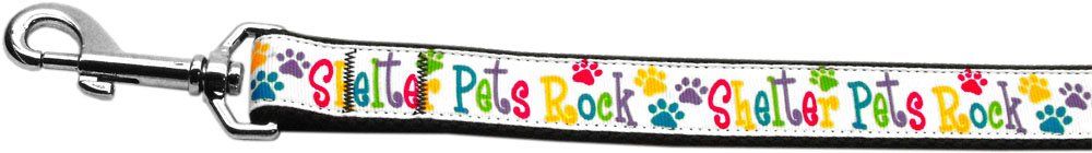 Shelter Pets Rock Nylon Dog Leashes (Option: 6 Foot Leash)