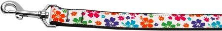 Multi (Option: ColoRed Hawaiian Hibiscus Nylon Dog Leashes 6 Foot Leash)