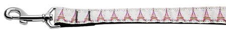 Eiffel Tower Nylon Dog Leash (Option: 3/8 inch wide 4ft Long)