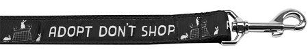 Adopt Don't Shop Nylon Dog Leash (Option: 3/8 inch wide 4ft Long)