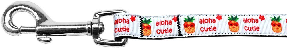 Aloha Cutie Nylon Ribbon Pet Leash (Option: 5/8 inch wide 6Ft Lsh)