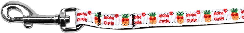 Aloha Cutie Nylon Ribbon Pet Leash (Option: 3/8 inch wide 6Ft Lsh)