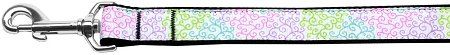 Summer Swirls Nylon Dog Leash (Option: 3/8 inch wide 6ft Long)