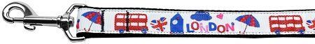 London Town Nylon Dog Leash (Option: 3/8 inch wide 4ft Long)