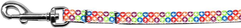 Bright Diamonds Nylon Ribbon Pet Leash (Option: 3/8 inch wide 6Ft Lsh)