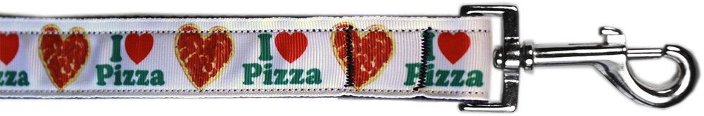 Pizza Party Nylon Pet Leash (Option: 3/8in by 6ft)