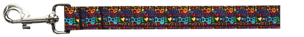 I Love My Dog Nylon Pet Leash (Option: 1in by 6ft)