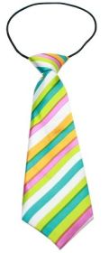 Big Dog Neck Tie (Option: Funky Stripes)
