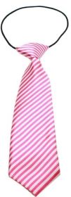 Big Dog Neck Tie (Option: Striped Pink)