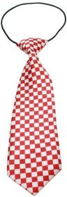 Big Dog Neck Tie (Option: CheckeRed Red)