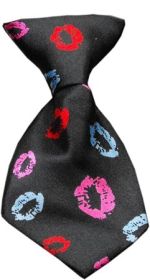 Dog Neck Tie (Option: Red Leopard)