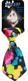 Dog Neck Tie (Option: Splatter Paint)
