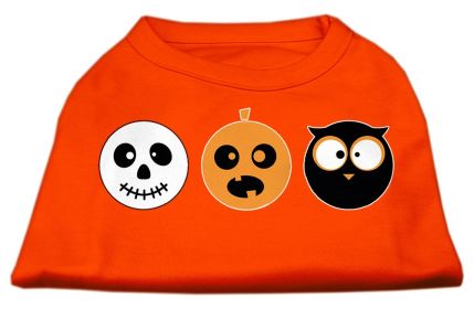 The Spook Trio Screen Print Dog Shirt (Option: Orange Med)