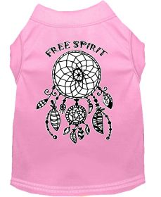 Free Spirit Screen Print Dog Shirt (Option: Light Pink Lg)