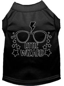 Little Wizard Screen Print Dog Shirt (Option: Black Lg)