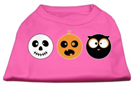 The Spook Trio Screen Print Dog Shirt (Option: Bright Pink Sm)