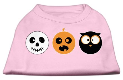The Spook Trio Screen Print Dog Shirt (Option: Light Pink Sm)