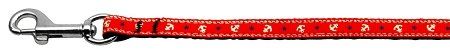 Anchors Nylon Ribbon Leash (Option: Red 3/8 wide 6ft Long)