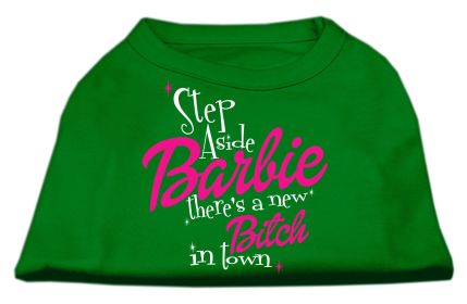 New Bitch in Town Screen Print Dog Shirt (Option: Green XXXL)