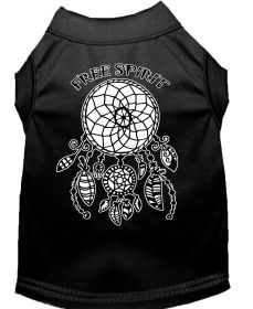 Free Spirit Screen Print Dog Shirt (Option: Black XXXL)