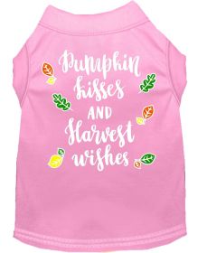 Pumpkin Kisses Screen Print Dog Shirt (Option: Light Pink XXL)