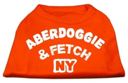 Aberdoggie NY Screenprint Shirts (Option: Orange XXL)