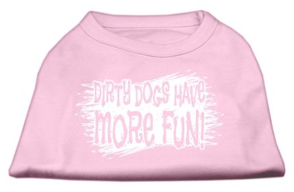 Dirty Dogs Screen Print Shirt (Option: Light Pink XXL)
