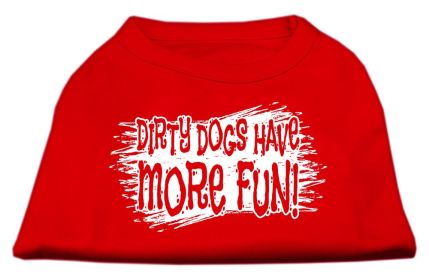 Dirty Dogs Screen Print Shirt (Option: Red XS)