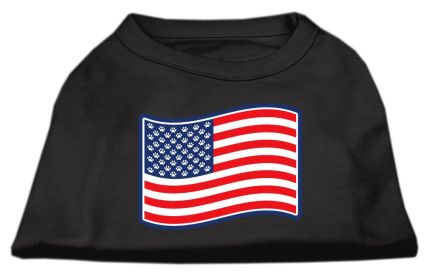 Paws and Stripes Screen Print Shirts (Option: Black XXL)