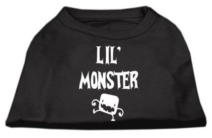 Lil Monster Screen Print Shirts (Option: Black XXL)