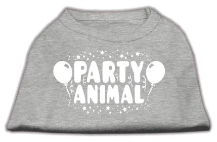 Party Animal Screen Print Shirt (Option: Grey XXL)