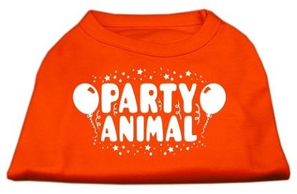 Party Animal Screen Print Shirt (Option: Orange XXL)